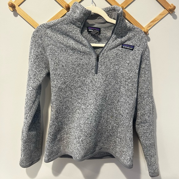 Patagonia Better Sweater 1/4-Zip Fleece Pullover Jacket, Small, Gray - Picture 1 of 3